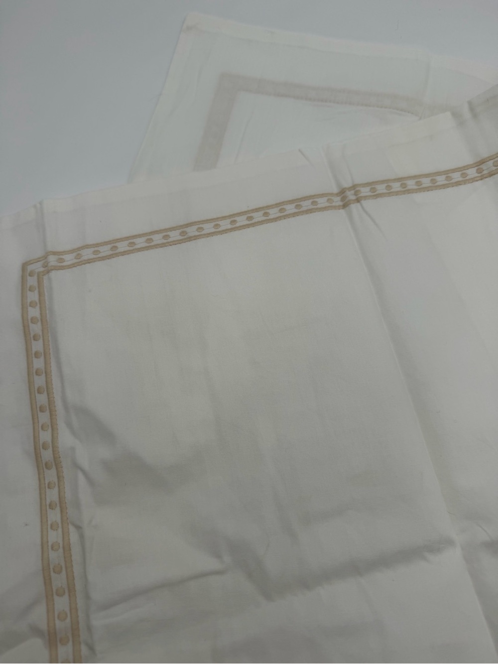 Roller Rabbit Francis Fog Cotton Euro Shams Set of 2 NWT